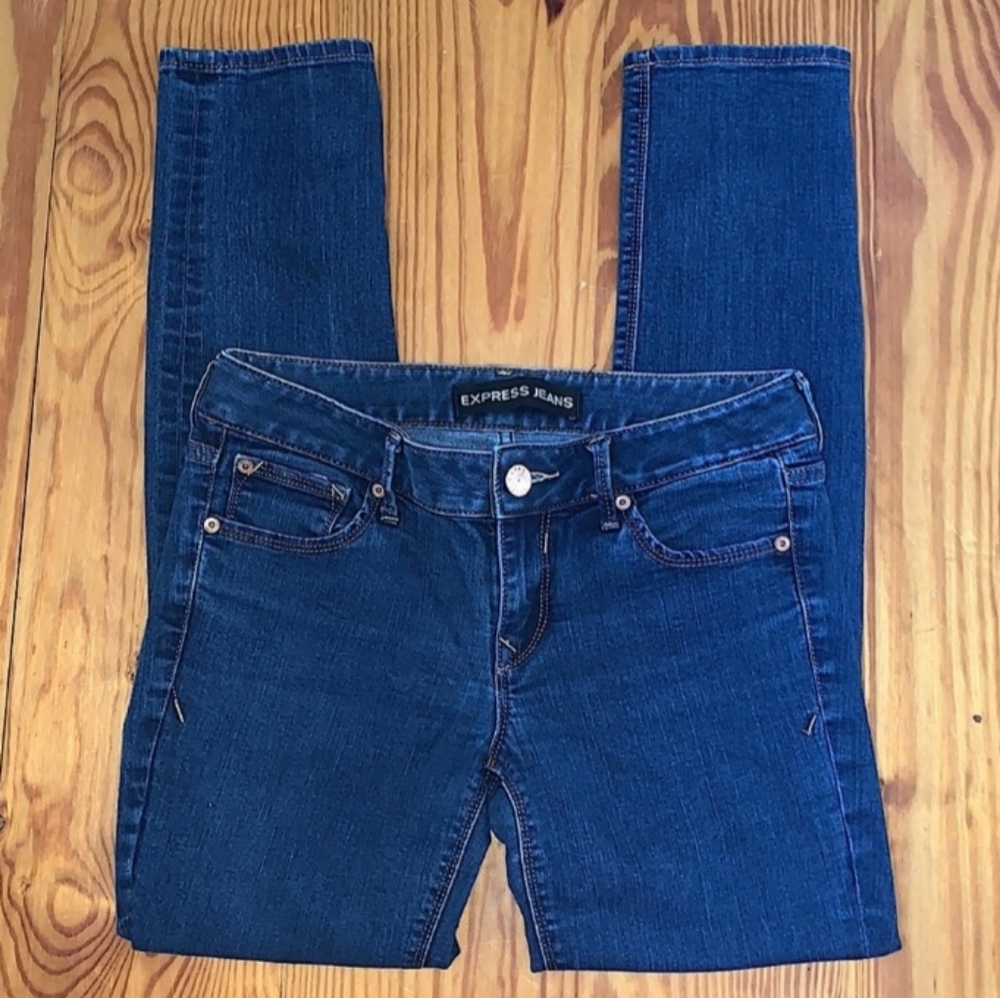 Express Stella low rise skinny jeans